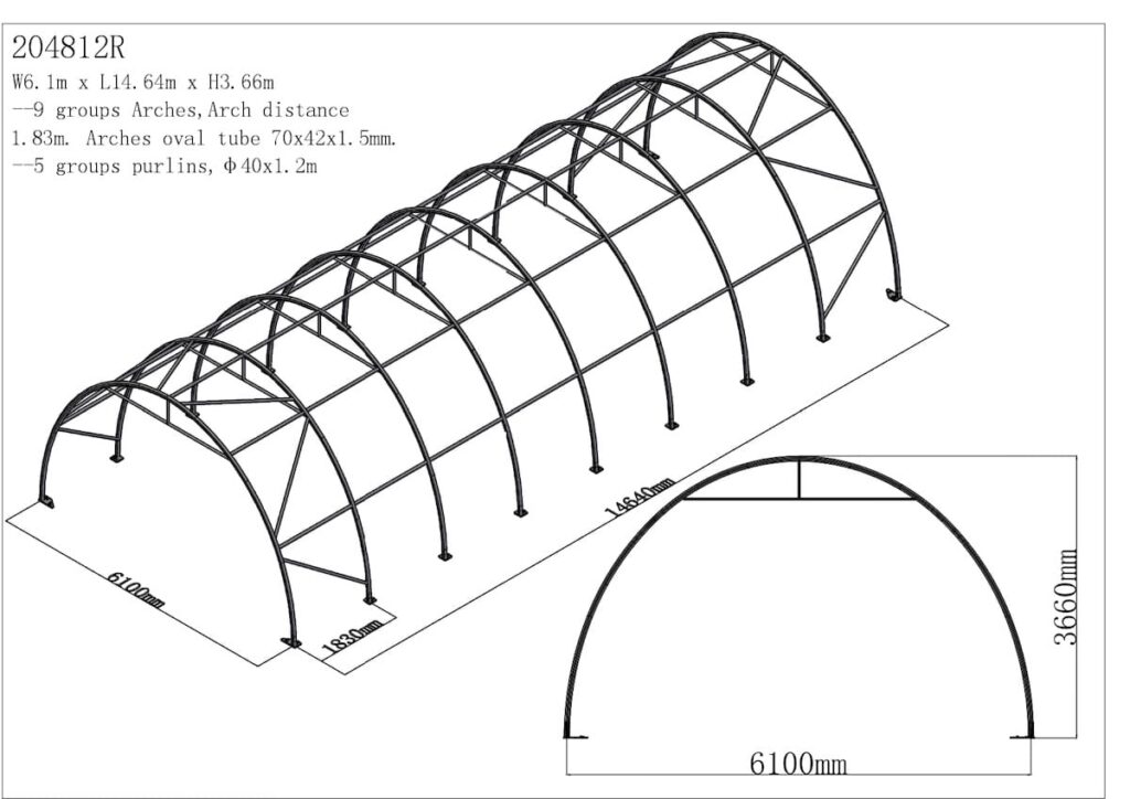 1m x 16