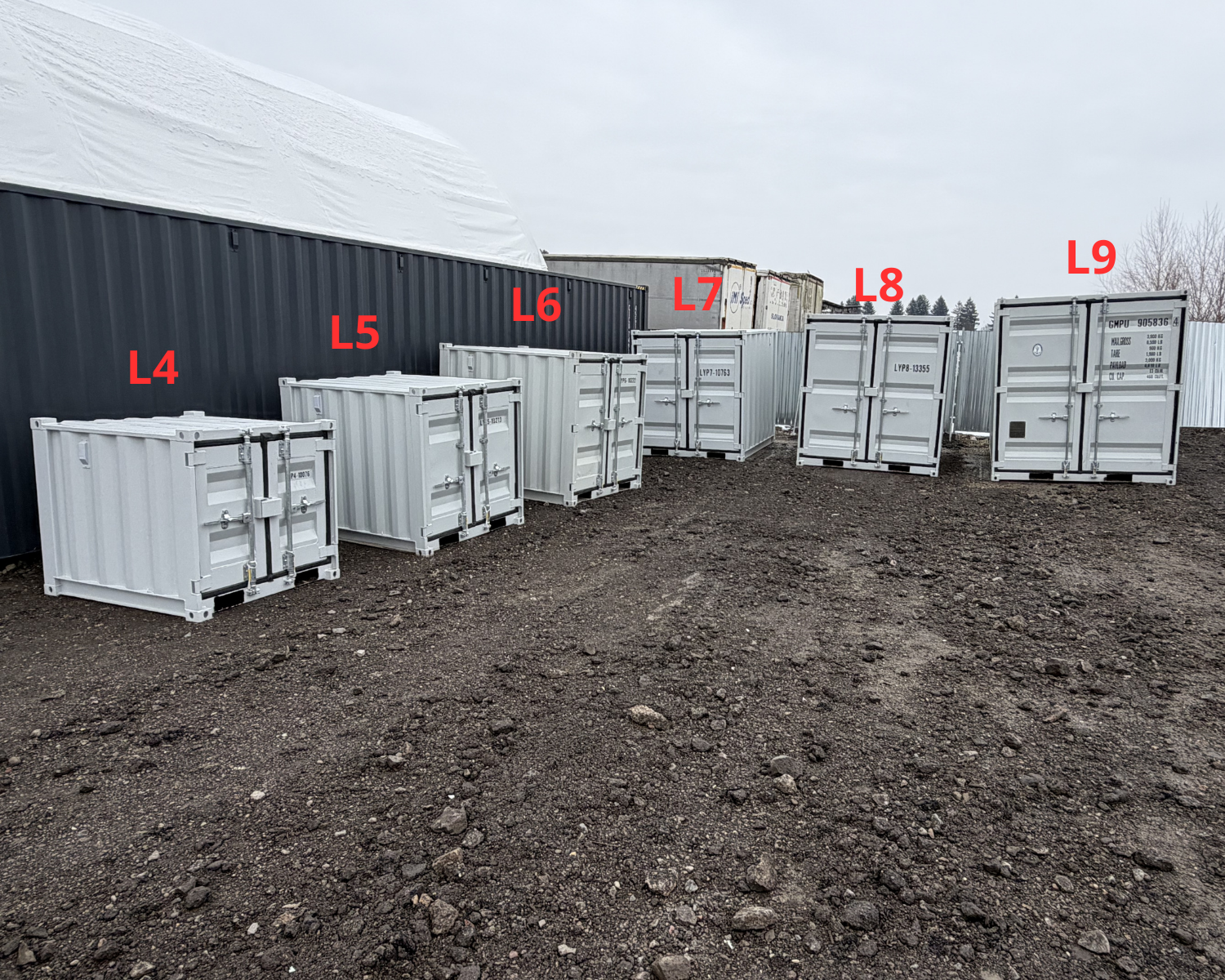 Mini shipping container L8 205 cm x 250 cm x 225 cm - Image 2